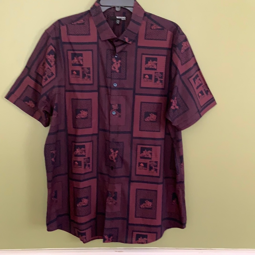 Short sleeve button down men’s shirt